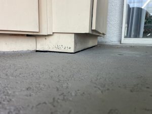 pool deck lifted using poly