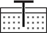 Small grey and white soil icon.
